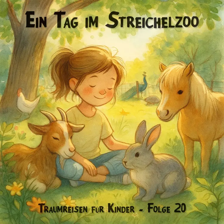 Cover von Traumreisen für Kinder - Folge 20 - Ein Tag im Streichelzoo