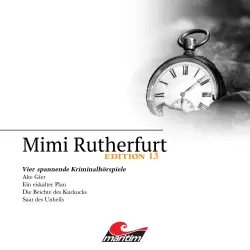 Cover - Mimi Rutherfurt - Vier Spannende Kriminalhörspiele - "Mimi Rutherfurt" Edition 13