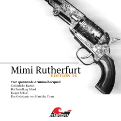 Cover - Mimi Rutherfurt - Vier Spannende Kriminalhörspiele - "Mimi Rutherfurt" Edition 14