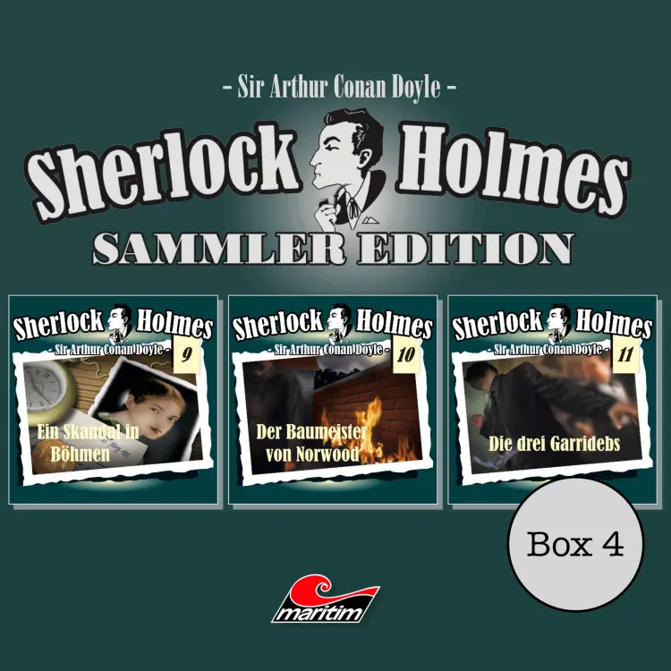 Cover von Sherlock Holmes - Die Originale - Box 4 - Sammler Edition