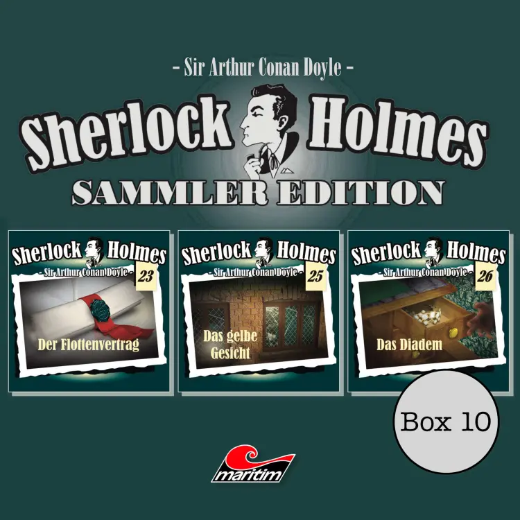 Cover von Sherlock Holmes - Die Originale - Box 10 - Sammler Edition