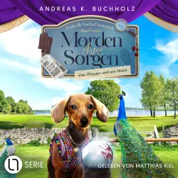 Cover - Andreas K. Buchholz - Morden ohne Sorgen - Folge 5 - Vier Pfauen und ein Mord