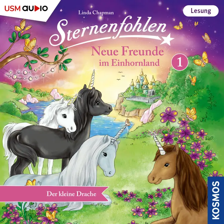 Cover von Linda Chapman - Sternenfohlen - Neue Freunde im Einhornland - Teil 1 - Der kleine Drache