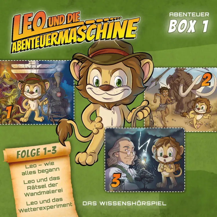 Cover von Leo und die Abenteuermaschine - Folge 1-3