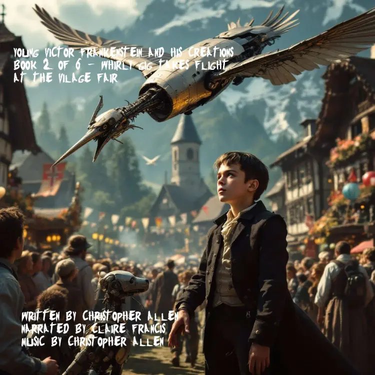Cover von Christopher Allen - Whirly Gig Takes Flight at the Village Fair - Young Victor Frankenstein and his Creations, Book 2