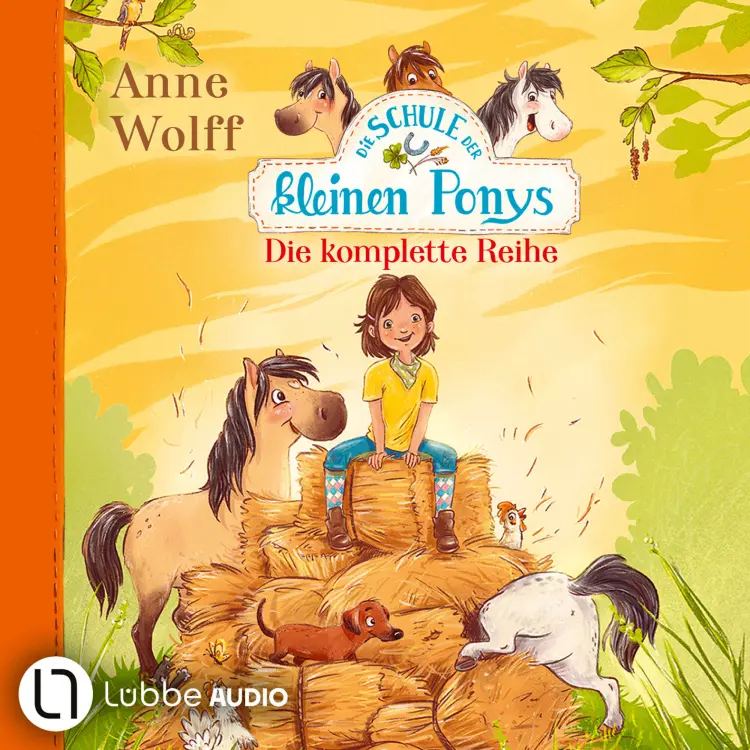 Cover von Anne Wolff - Die Schule der kleinen Ponys - Ein Heuhaufen voller Geheimnisse / Wen hat hier der Hafer gestochen? / Wer packt hier das Glück bei der Mähne? - Sammelband 1 - Die komplette Reihe