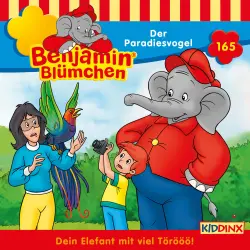 Cover - Benjamin Blümchen - Folge 165 - Der Paradiesvogel