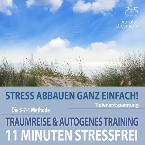 Cover von Torsten Abrolat - 11 Minuten Stressfrei - Stress abbauen ganz einfach! Traumreise ans Meer & Autogenes Training - Tiefenentspannung