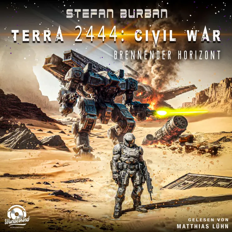 Cover von Stefan Burban - Terra 2444 - Civil War - Band 1 - Brennender Horizont