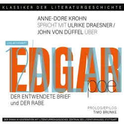 Cover - Ulrike Draesner - Klassiker der Literaturgeschichte 12 - Ein Gespräch über Edgar Allan Poe: "Der entwendete Brief" + "Der Rabe"