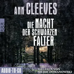 Cover - Ann Cleeves - Vera Stanhope ermittelt - Band 6 - Die Nacht der schwarzen Falter
