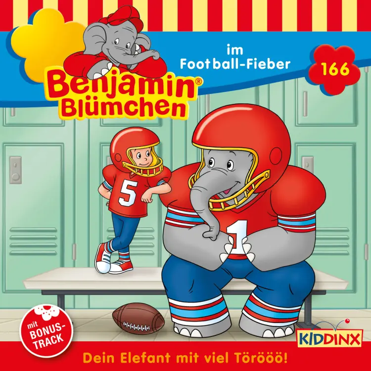 Cover von Benjamin Blümchen - Folge 166 - Im Football-Fieber