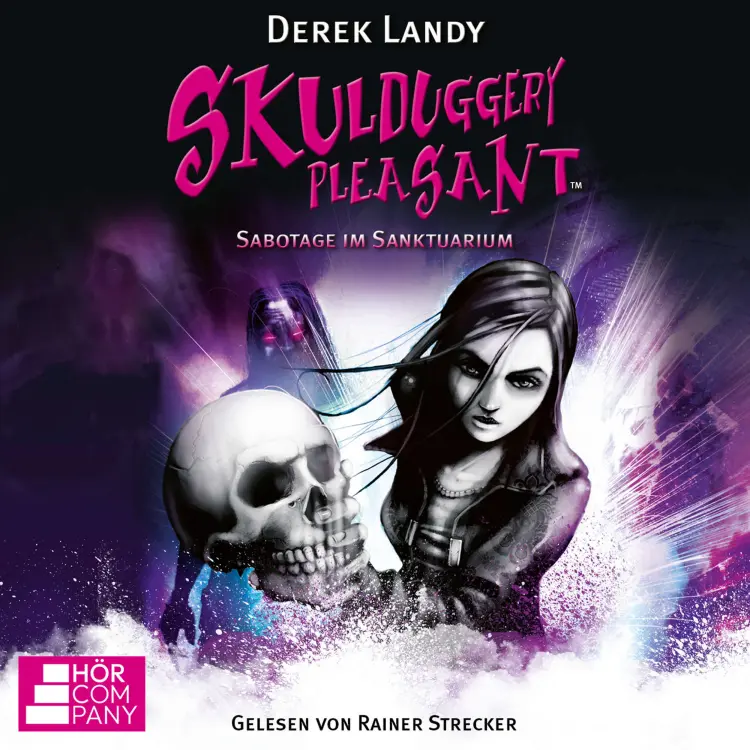 Cover von Derek Landy - Skulduggery Pleasant - Teil 4 - Sabotage im Sanktuarium
