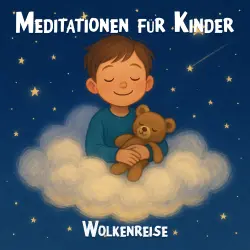 Cover - Meditationen für Kinder - Geführte Meditationsübungen für Kinder, kindgerechte Achtsamkeitsübungen, Entspannungsübungen für Kinder - Wolkenreise