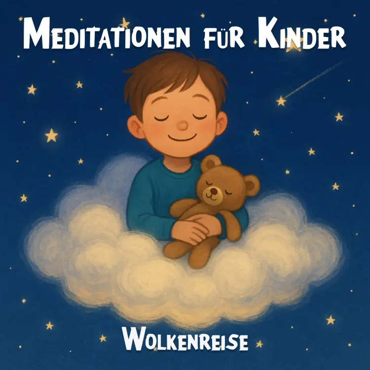 Cover von Meditationen für Kinder - Geführte Meditationsübungen für Kinder, kindgerechte Achtsamkeitsübungen, Entspannungsübungen für Kinder - Wolkenreise