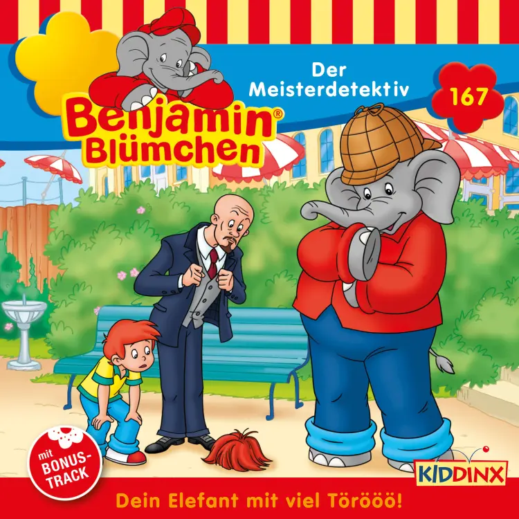 Cover von Benjamin Blümchen - Folge 167 - Der Meisterdetektiv