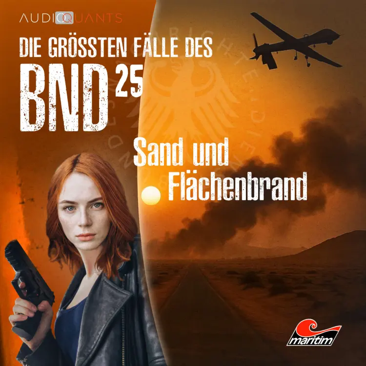 Cover von Die größten Fälle des BND - Folge 25 - Sand und Flächenbrand