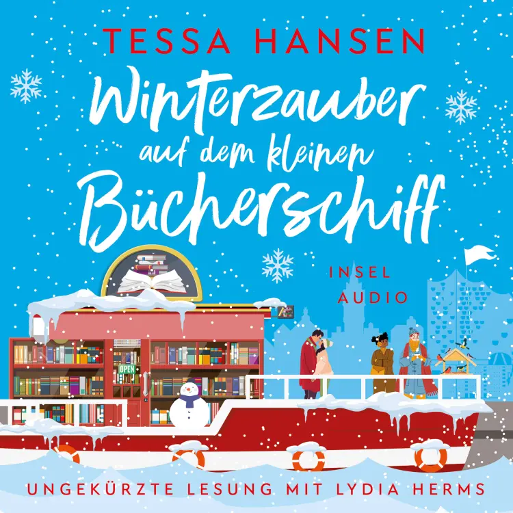 Cover von Tessa Hansen - Das kleine Bücherschiff - Roman - Band 2 - Winterzauber auf dem kleinen Bücherschiff