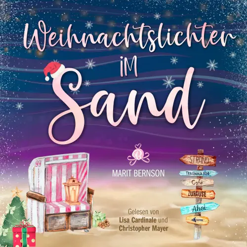 Cover - Marit Bernson - Strandkorbwunder - Band 8 - Weihnachtslichter im Sand