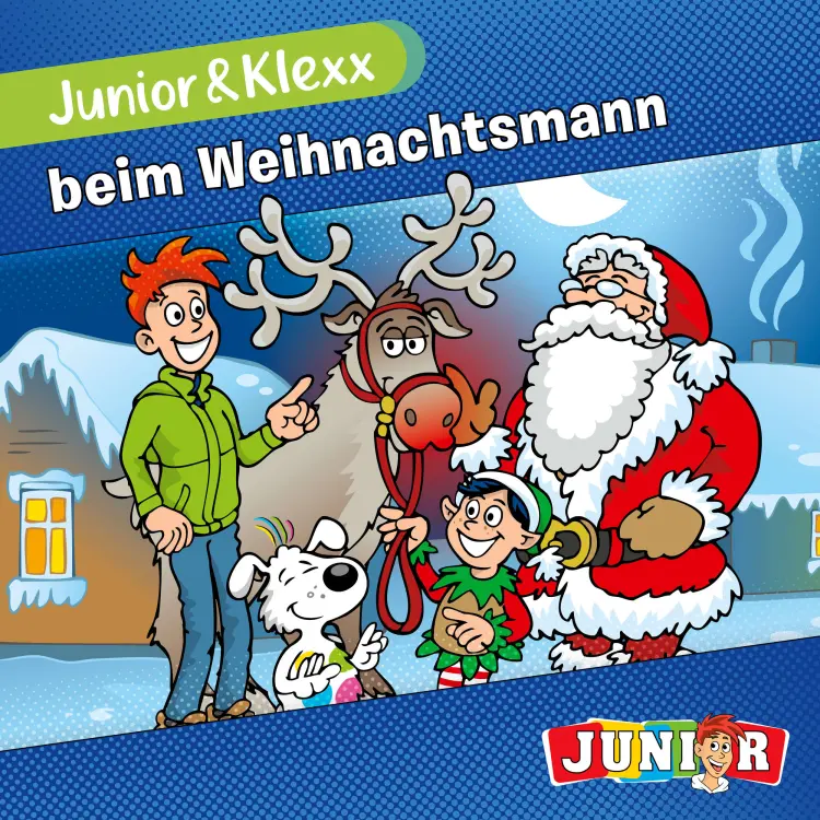 Cover von Junior & Klexx - Band 7 - Junior & Klexx beim Weihnachtsmann