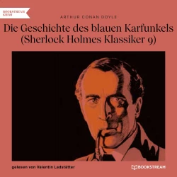 Cover - Sir Arthur Conan Doyle - Sherlock Holmes Klassiker - Folge 9 - Die Geschichte des blauen Karfunkels