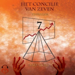 Cover - Aad Vlag - Het Concilie van Zeven - Een novelle