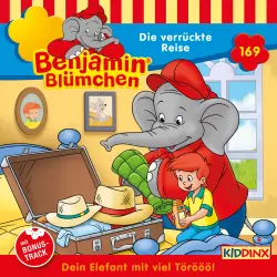 Cover - Benjamin Blümchen - Folge 169 - Die verrückte Reise