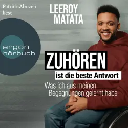 Cover - Leeroy Matata - Zuhören ist die beste Antwort - Was ich aus meinen Begegnungen gelernt habe