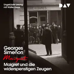 Cover - Georges Simenon - Maigret und die widerspenstigen Zeugen
