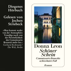 Cover - Donna Leon - Commissario Brunetti - Commissario Brunettis achtzehnter Fall - Band 18 - Schöner Schein