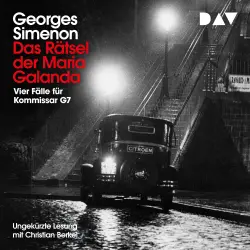 Cover - Georges Simenon - Das Rätsel der Maria Galanda. Vier Fälle für Inspektor G7